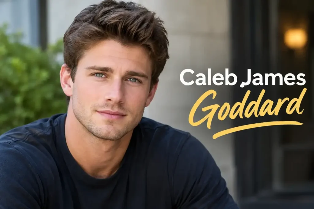 Caleb James Goddard portrait with a professional background